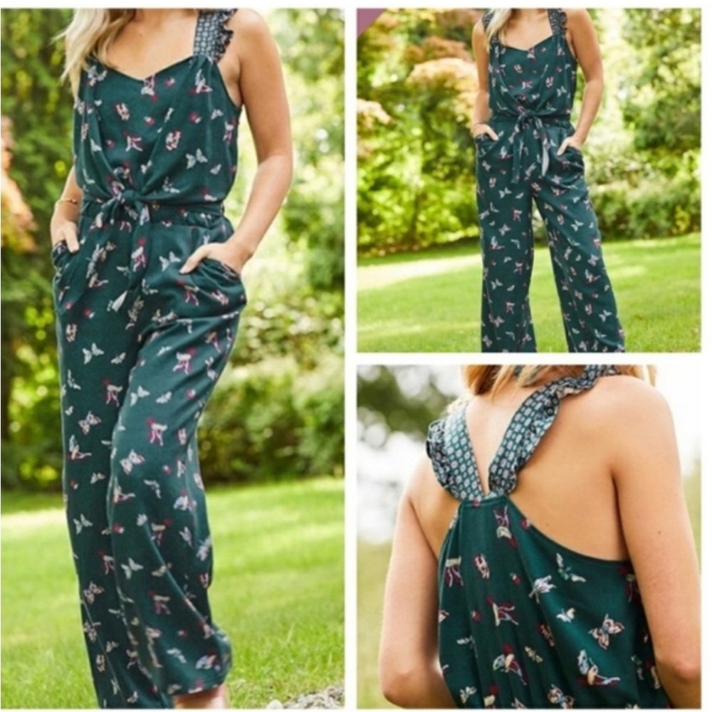 Matilda Jane Evergreen Dream Butterfly Jumpsuit